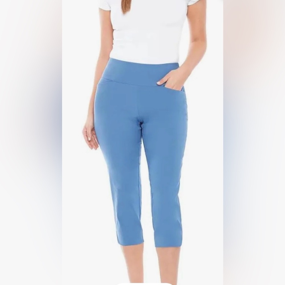 S.c. & Co. Women's 360 Tummy Control Pants Blue size 16